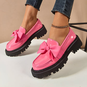 Yasir - Timeless Loafers with Bow Accent