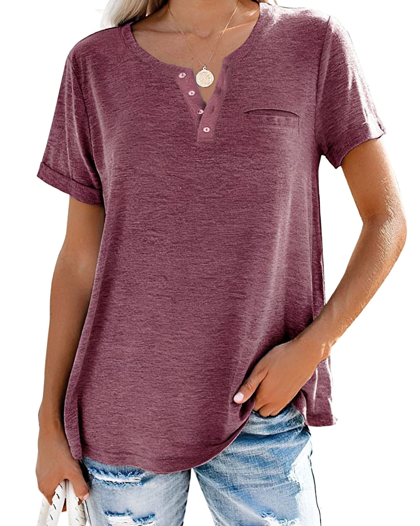 Alyssa - Casual, loose-fitting shirt for women