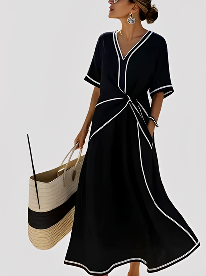 Mabel - Stylish, Loose-Fitting Maxi Dress for Women