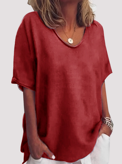 Joanne - Casual, Loose-Fitting Blouse for Women