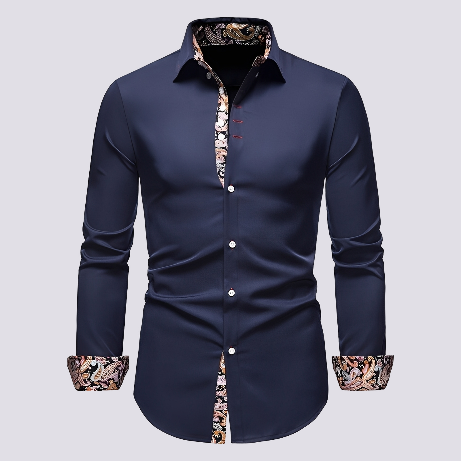 Xander - Stylish and modern long-sleeve shirt for men