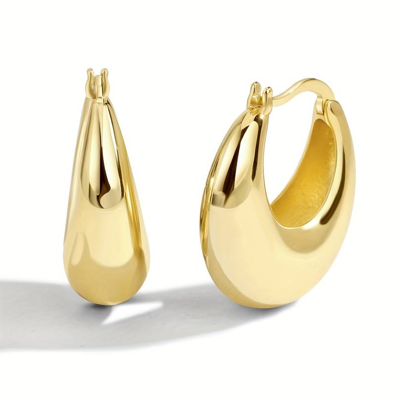 Thick Open Earrings