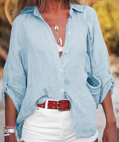 Joyce - Casual, Loose-Fitting Blouse for Women