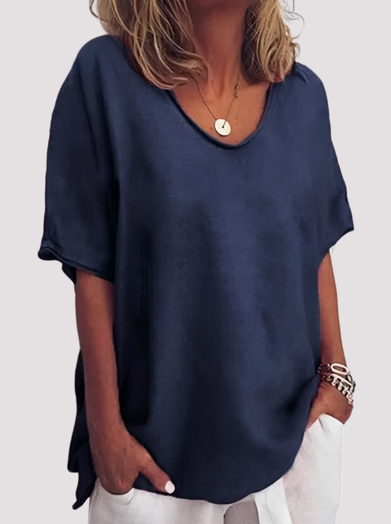 Joanne - Casual, Loose-Fitting Blouse for Women