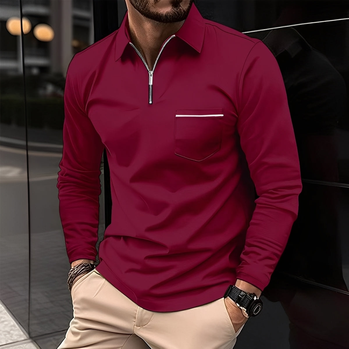 Bernard - Comfortable long sleeve shirt