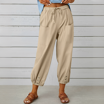 Scarlett - Easygoing Drawstring Trousers