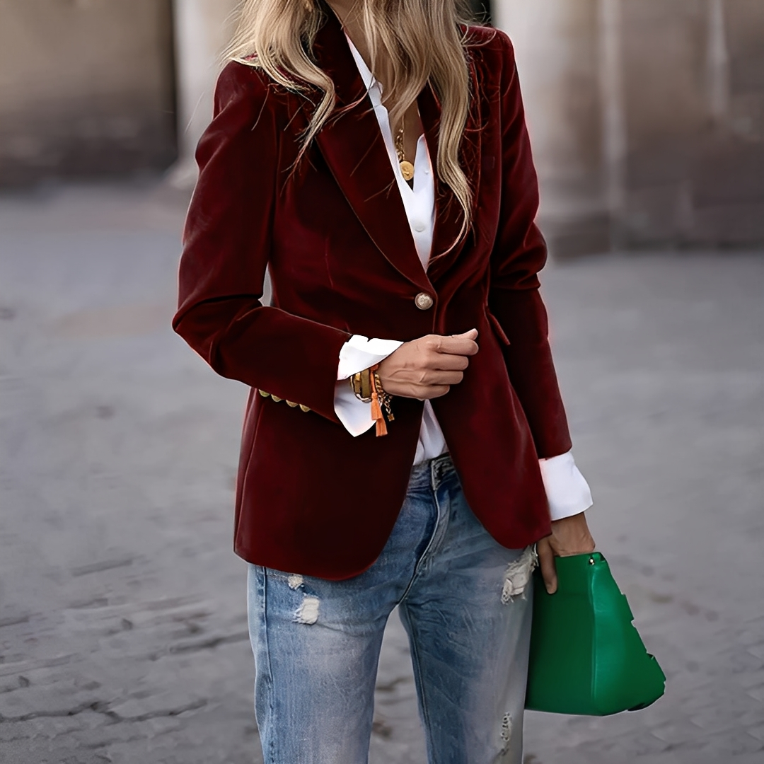 Lyliane - Casual women's jacket with buttons
