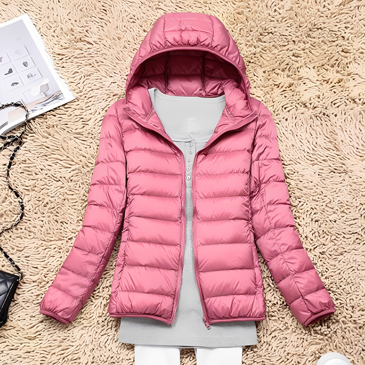 Lyndsay - Cozy and elegant jacket with hood