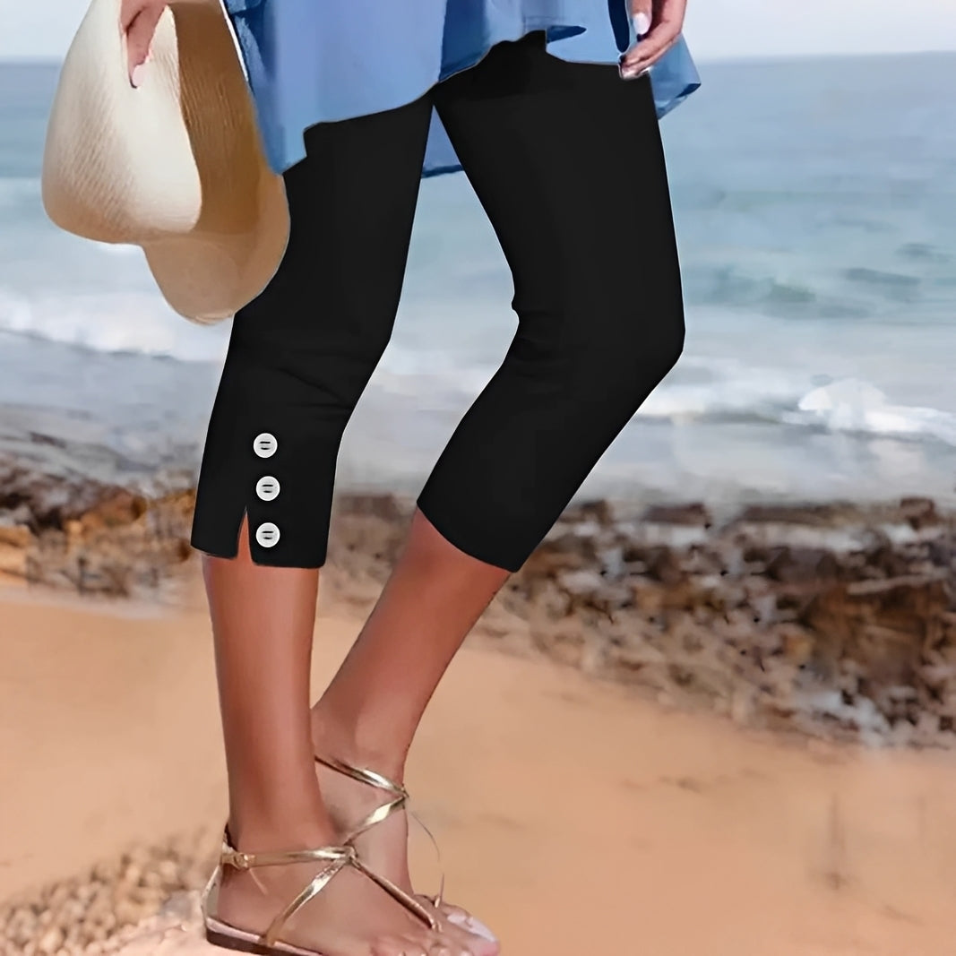 Catrin - Trendy Cropped Pants