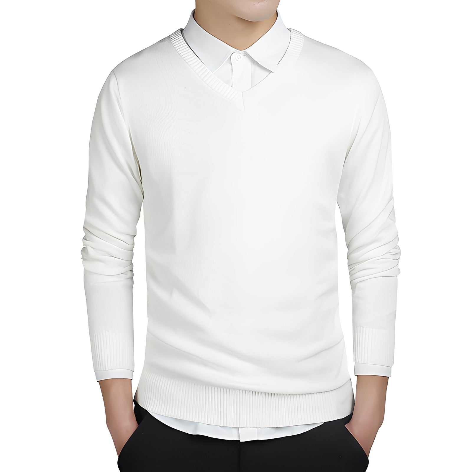 Tom - Cozy V-neck sweater