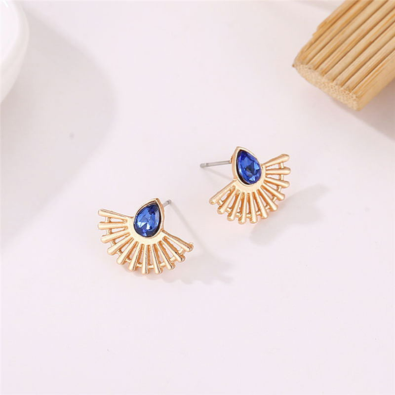 Art Deco Fan Earrings - Bohemian Earrings