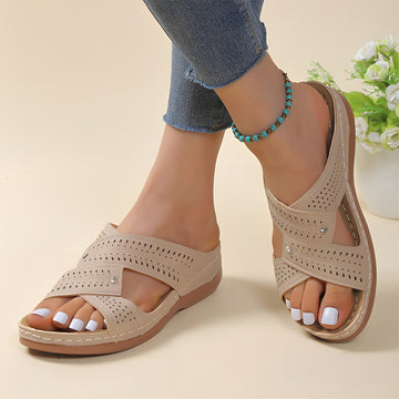 Rhonda - Stylish Sandals with Cross Straps