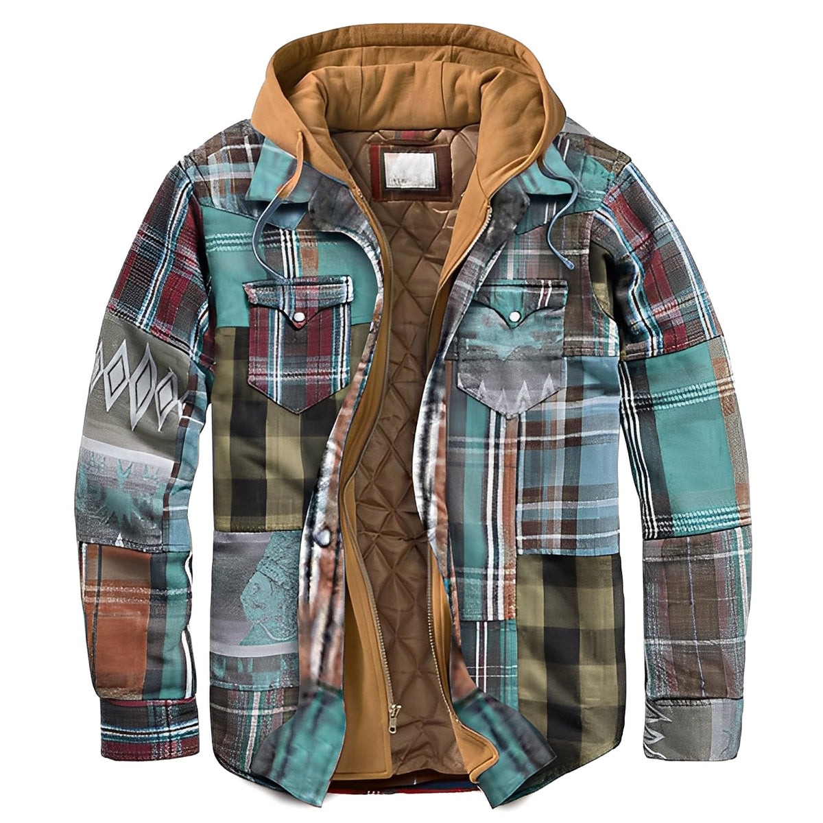 Flynn - Classic plaid jacket with hood