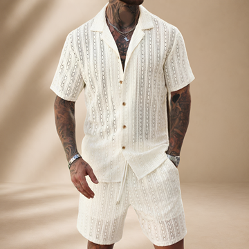 Carter - Casual Relaxed Hollow-Out Set