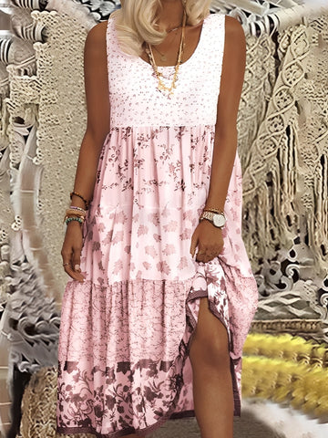 Nancy - Trendy Boho Midi Dress