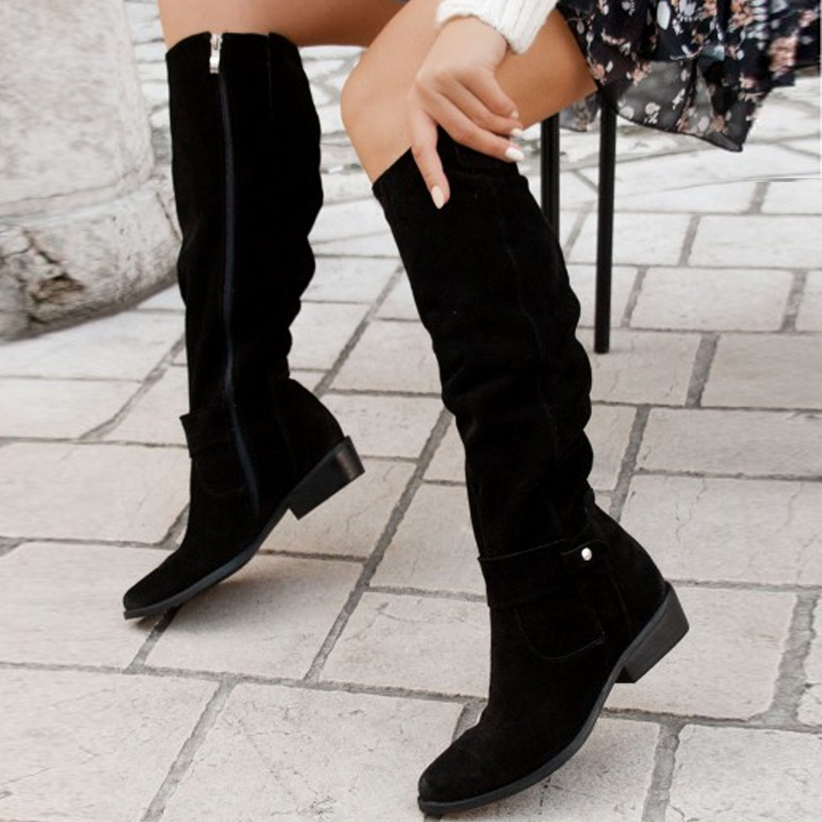 Terina – Casual boots up to the knee for women