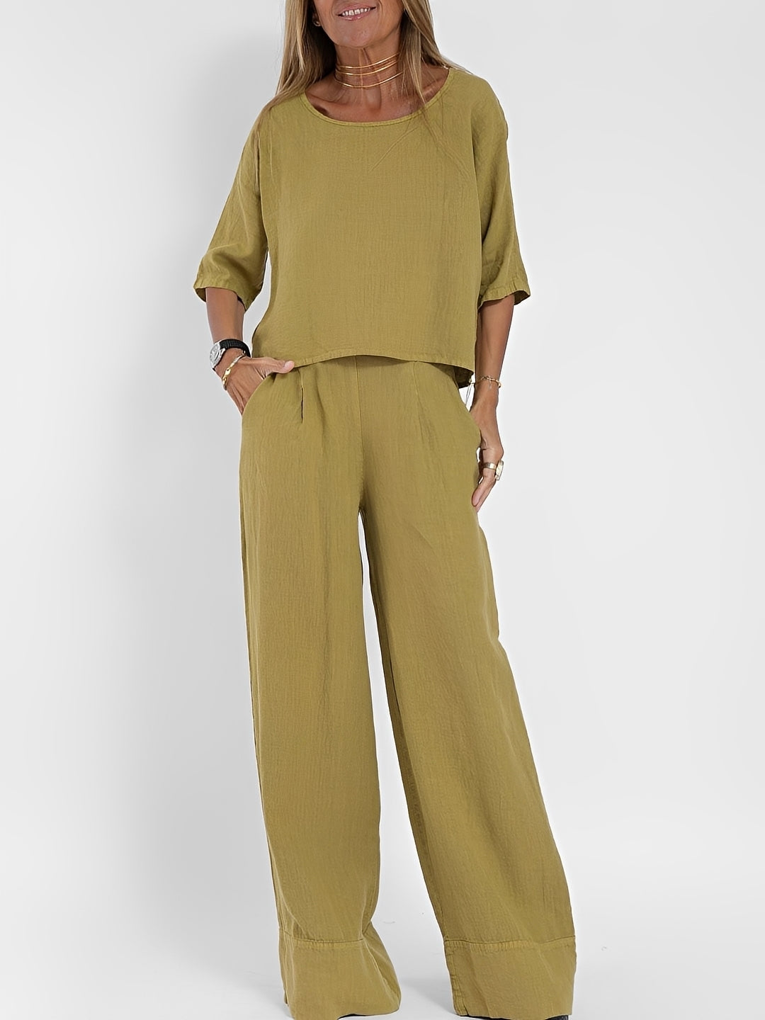 Leona - Casual Loose Two-piece Set