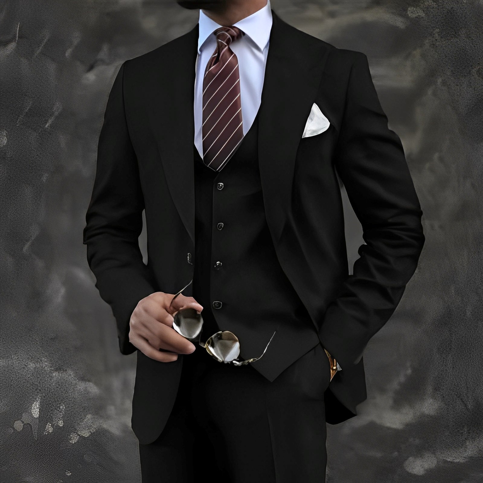 Elwyn - Stylish Three-Piece Suit Set