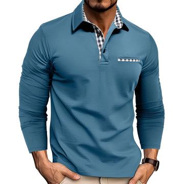 Jerome - Comfortable long-sleeve polo shirt