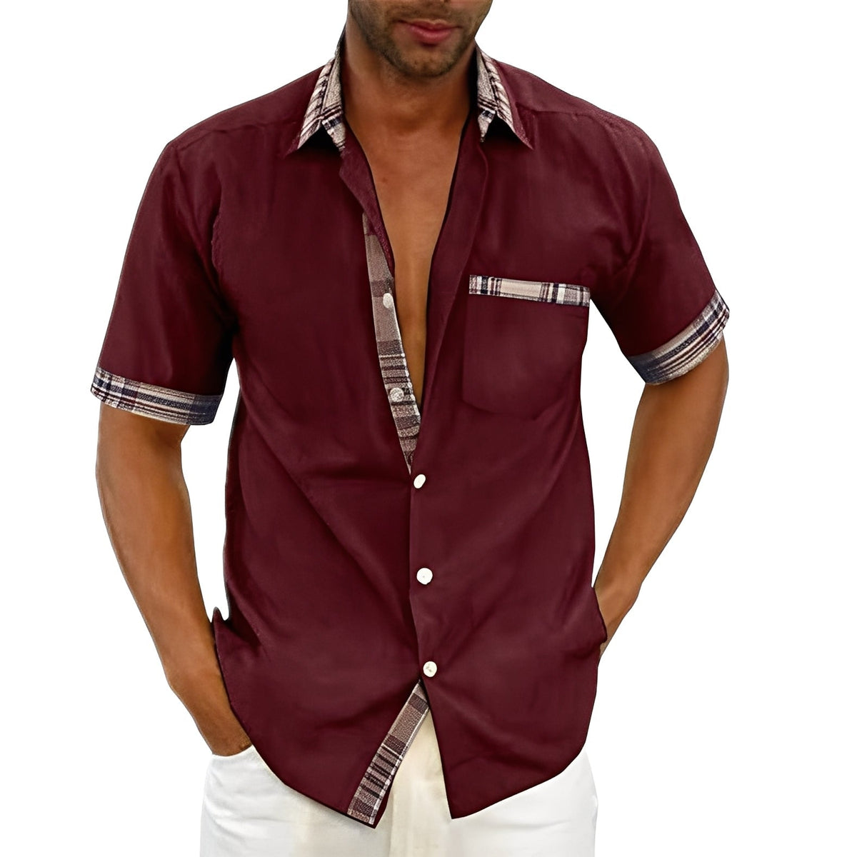 Marvin - Men's Casual Short Sleeve Shirt