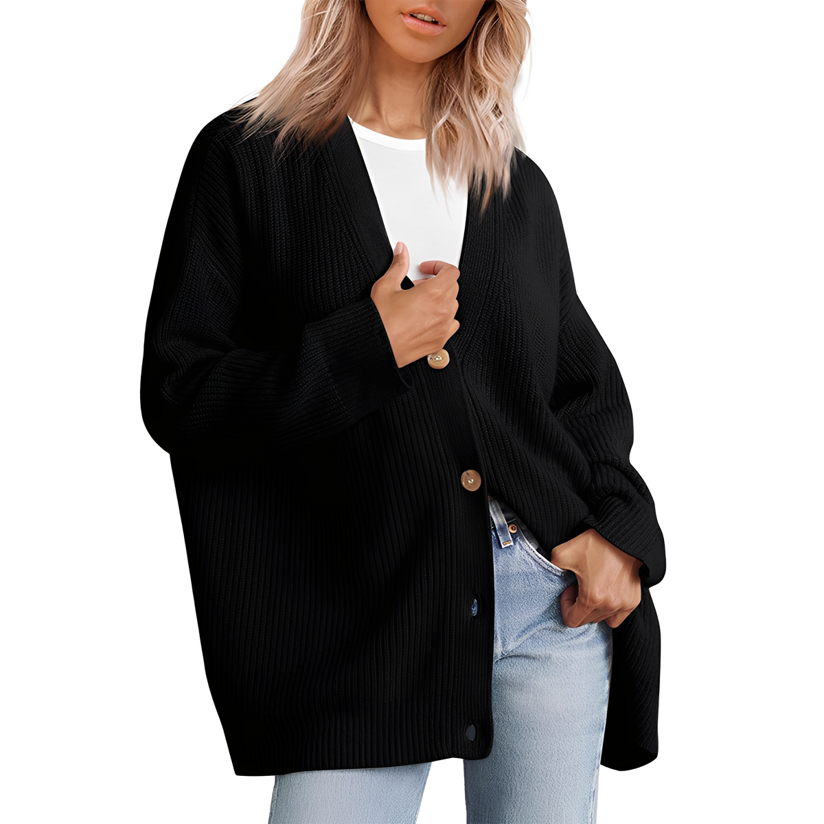 Christal - Warm sweater in casual fit