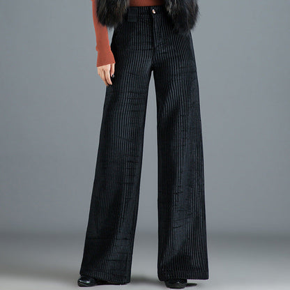 Casey - Stylish Corduroy Wide-Leg Pants for Women