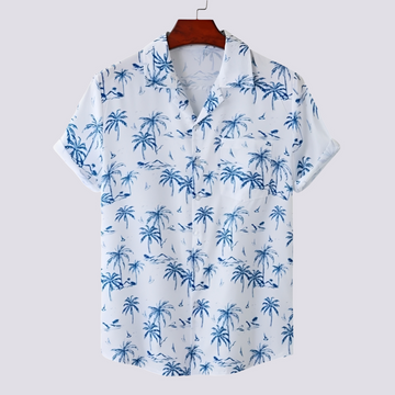 Ronan - Stylish shirt with Hawaiian print for men