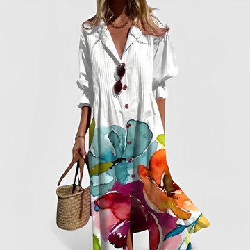 Millie - Stylish floral midi dress