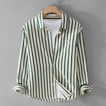 Marvin - Stylish Striped Long-sleeved Shirt