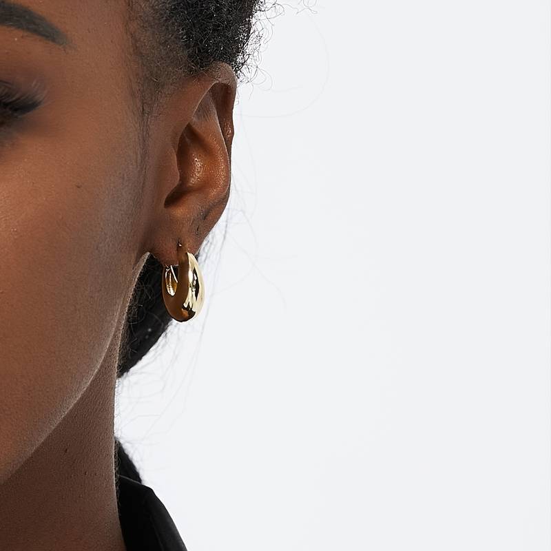 Thick Open Earrings