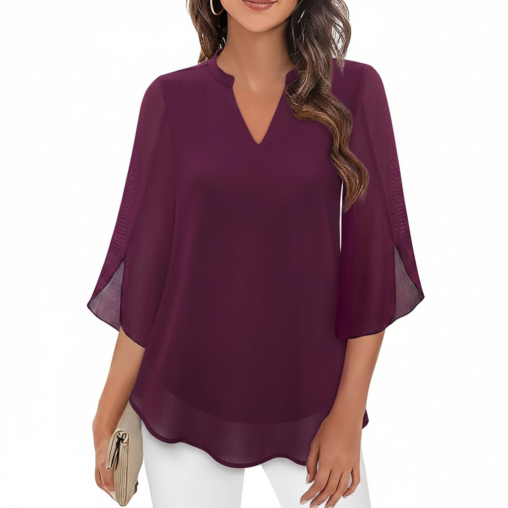 Brianna - Loose top with a graceful silhouette