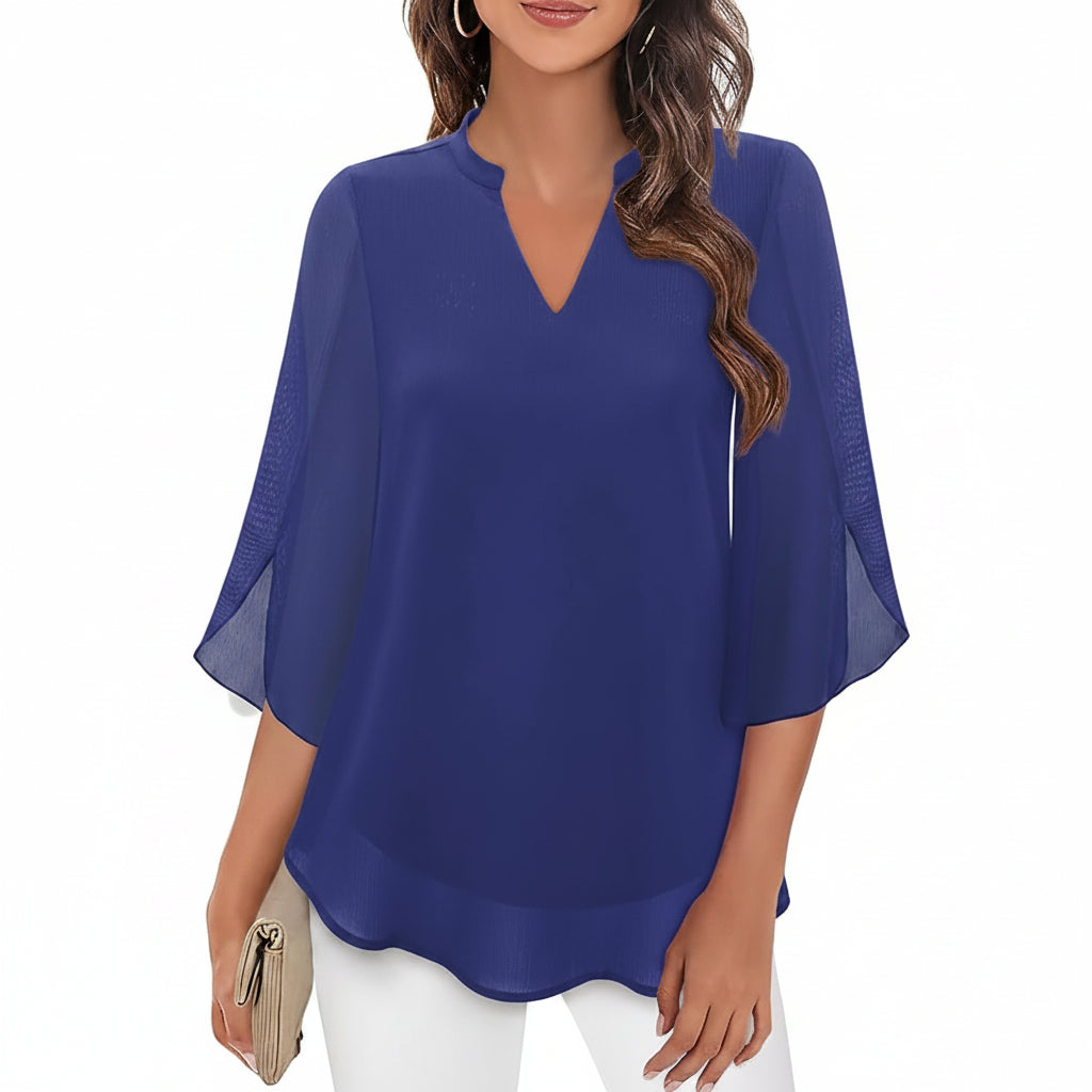 Brianna - Loose top with a graceful silhouette