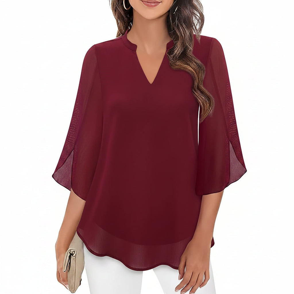 Brianna - Loose top with a graceful silhouette