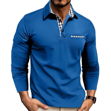 Rupert - Stylish Men's Long Sleeve Polo