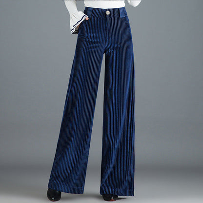 Casey - Stylish Corduroy Wide-Leg Pants for Women