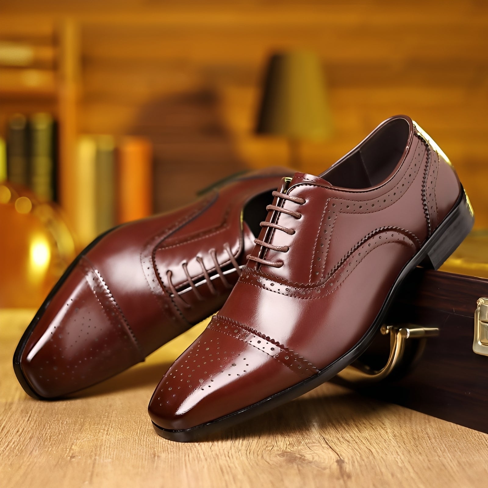 Ronan - Retro pointed shoes for men