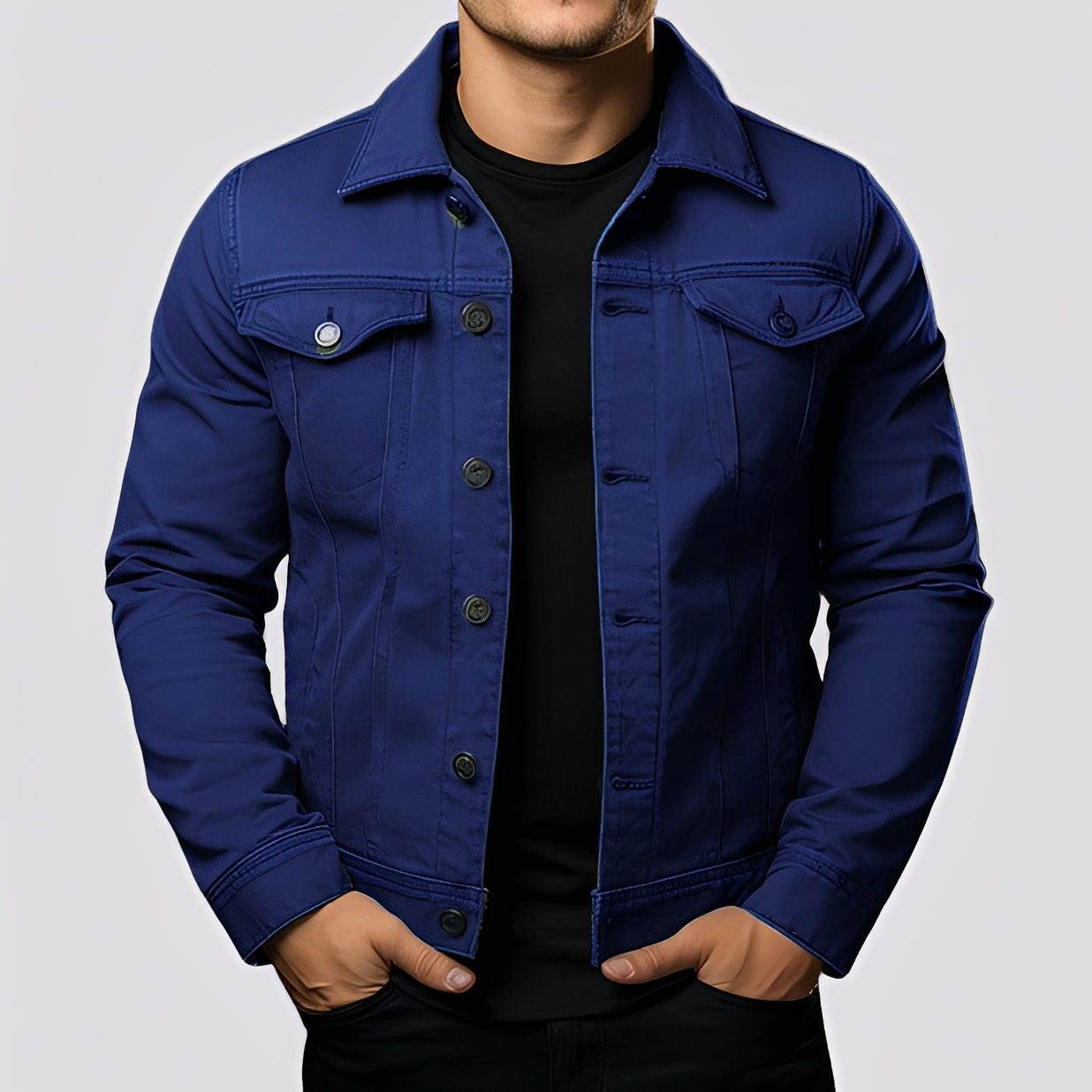 Maxwell - Classic Men's Jacket Made of Durable Material