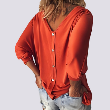 Bernice - Fashionable top with buttoned back