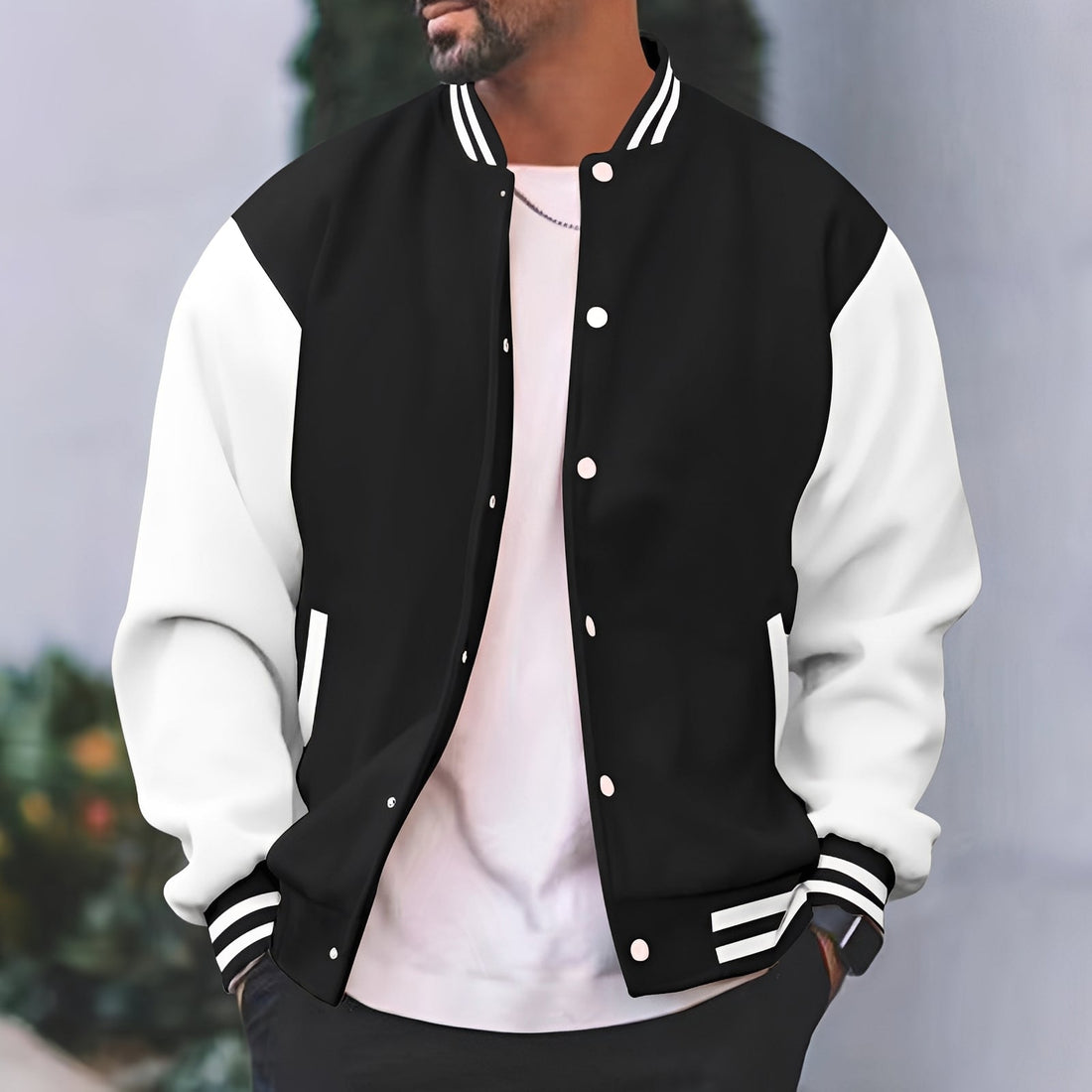 Greg - Stylish, loose-fitting bomber jacket for men