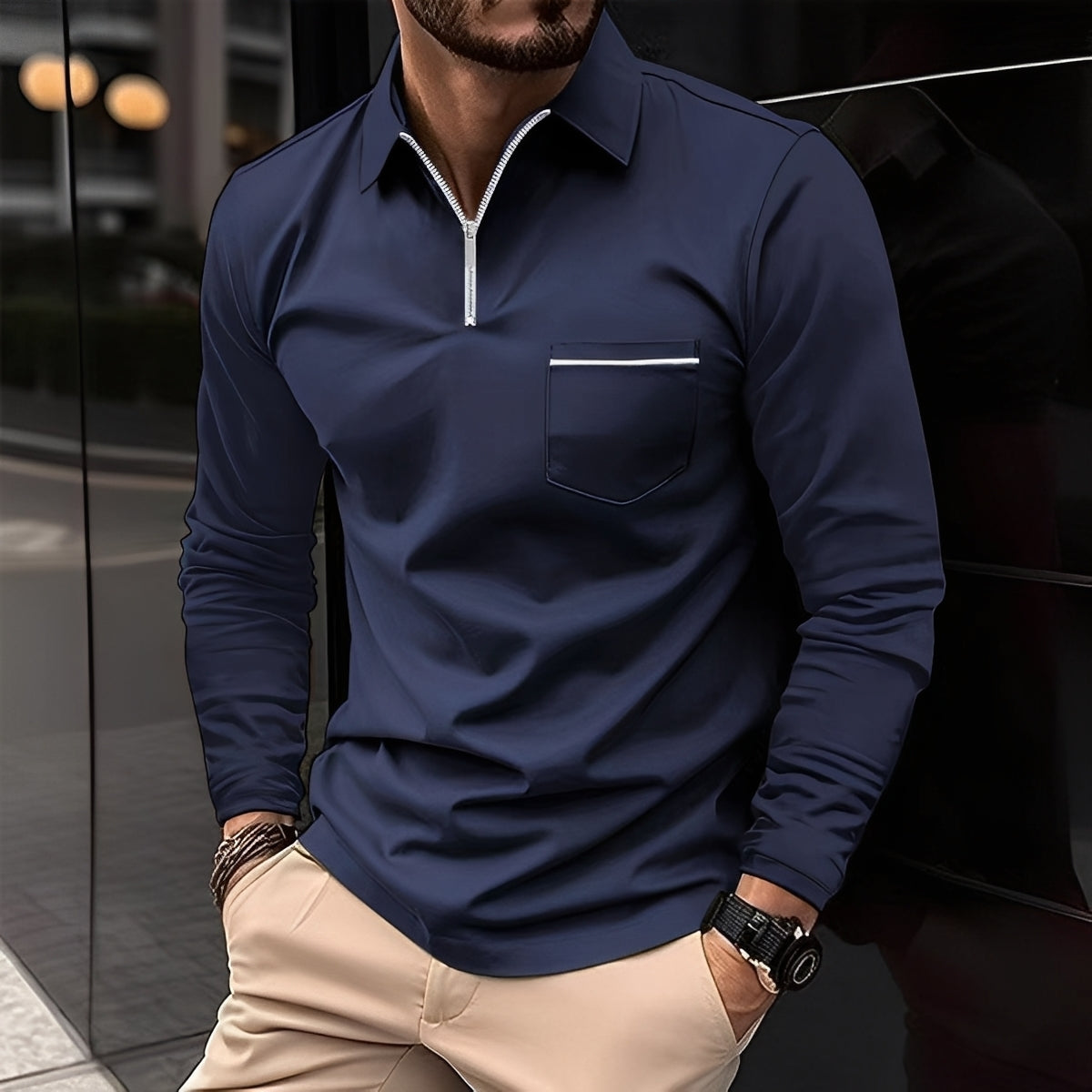 Bernard - Comfortable long sleeve shirt