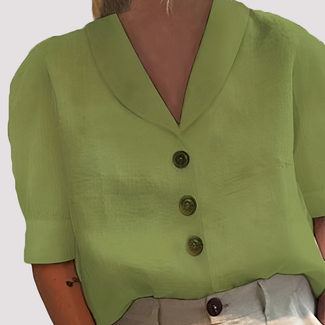 Mariyah - Stylish V-Neck Blouse