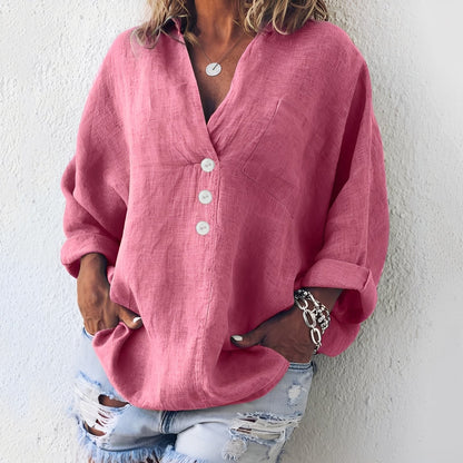 Sandra - Casual Long Sleeve Shirt for Women