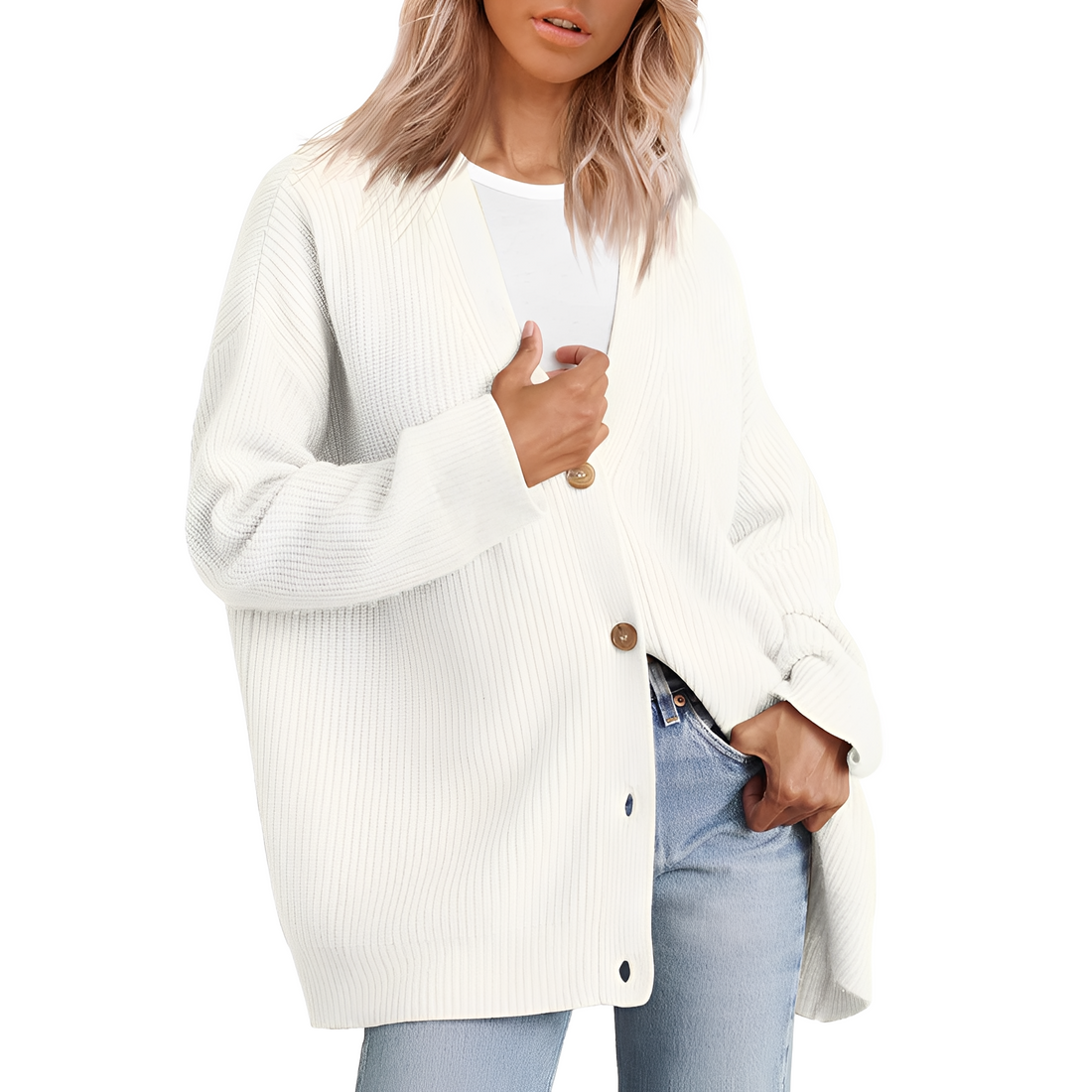 Christal - Warm sweater in casual fit