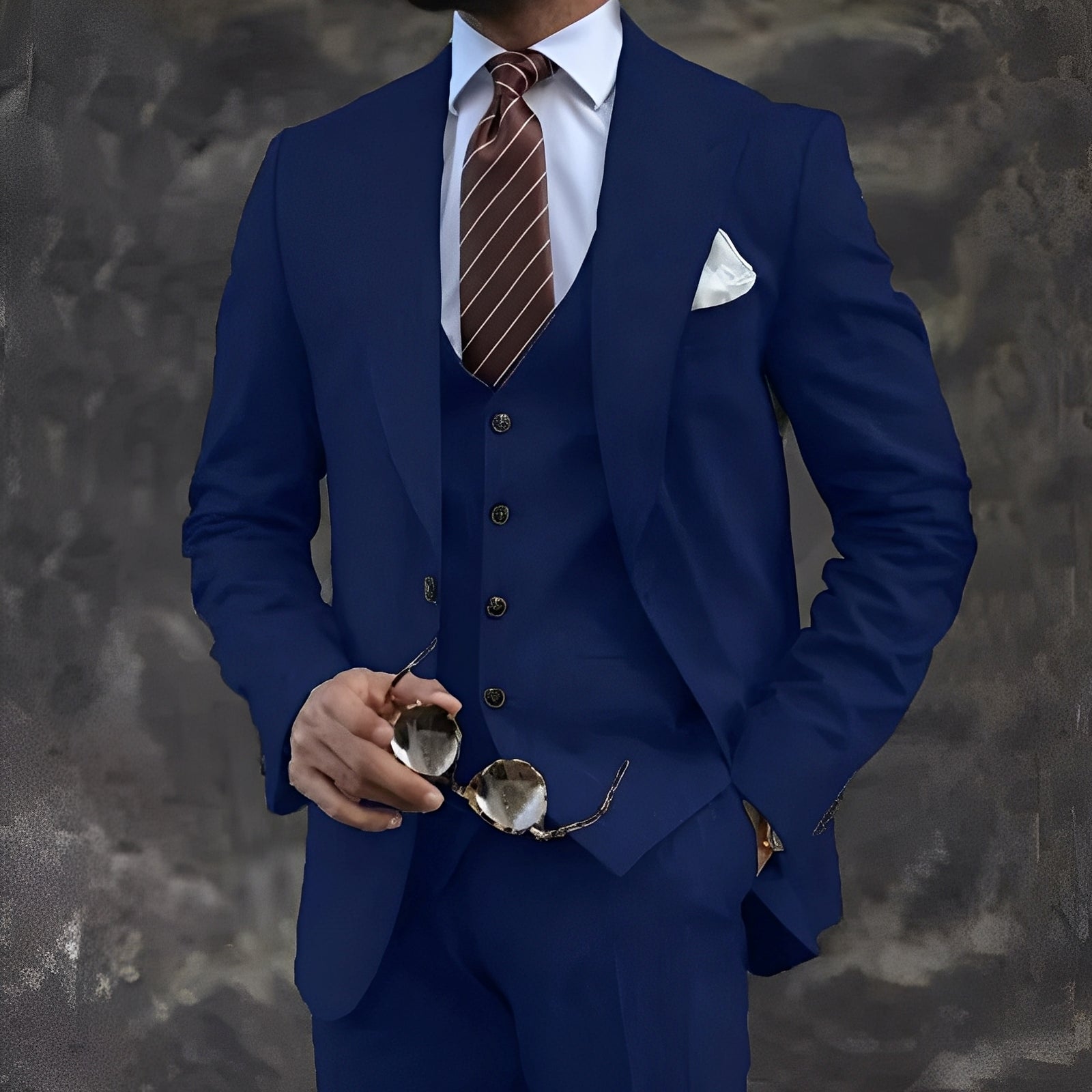 Elwyn - Stylish Three-Piece Suit Set