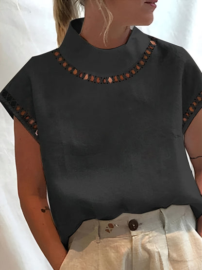 Nannie - Stylish top with cutout for women