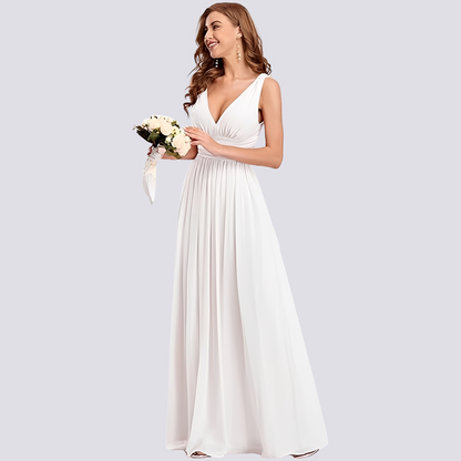 Maddie - Trendy sleeveless evening dress for women