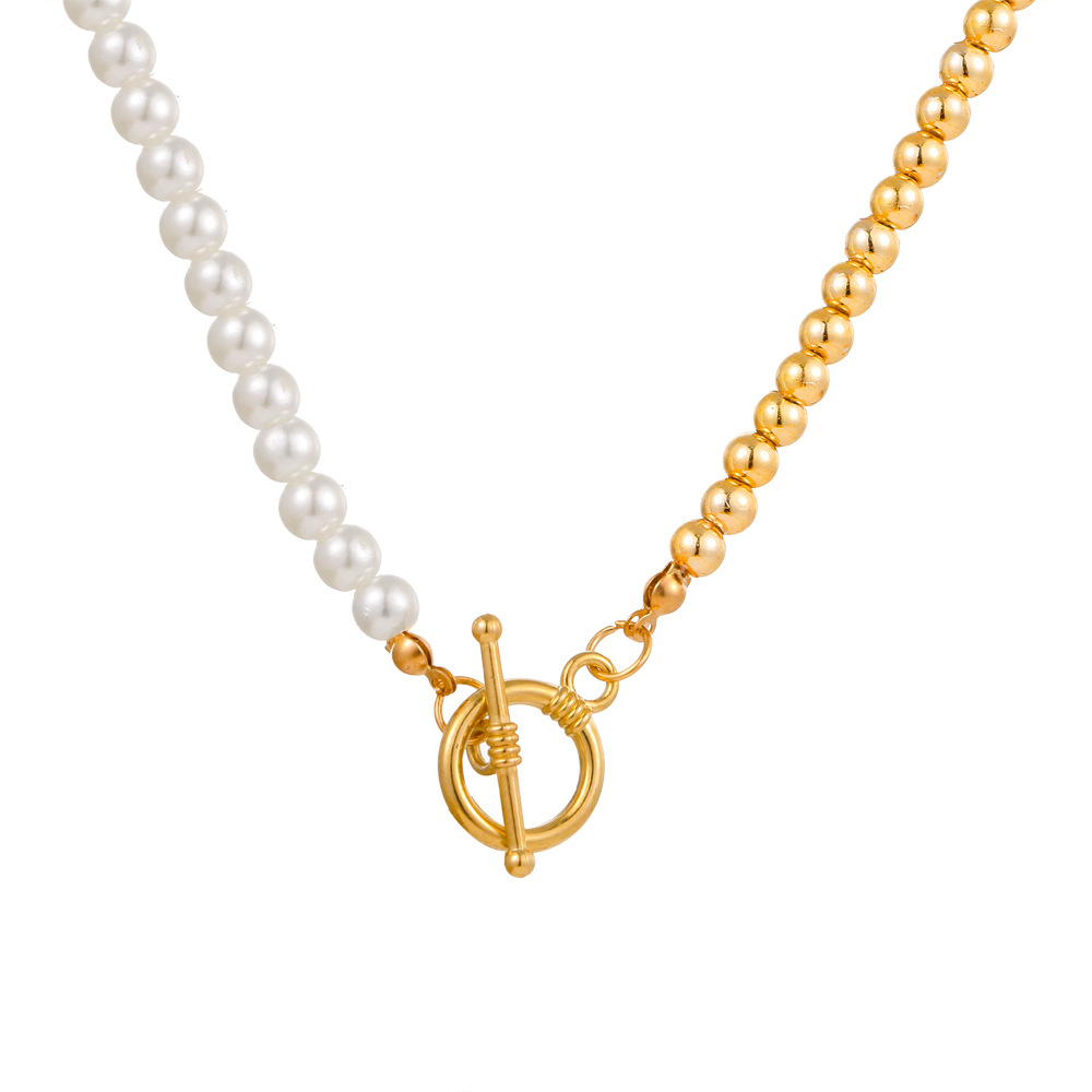 Double Chain - Cuban Chain and Pearls