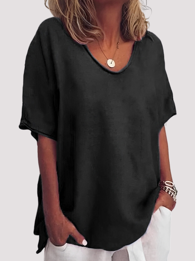 Joanne - Casual, Loose-Fitting Blouse for Women