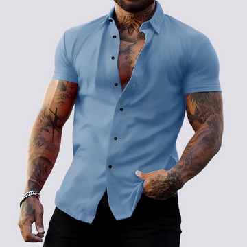 Lukas - Stretch Lapel Shirt