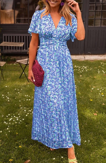 Rachel - Stylish Long V-Neck Dress for Women